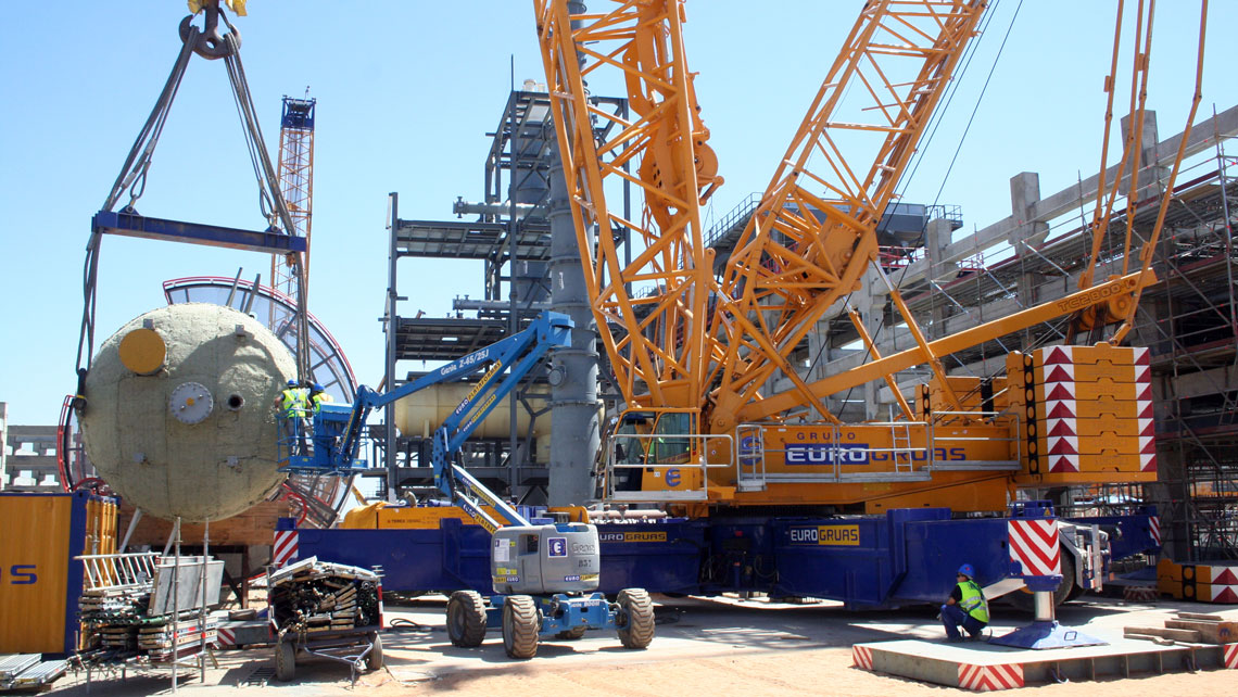 Cepsa assigns to EUROGRUAS the crane contract for the ACPDM Project – Extension of La Rábida Refinery (Huelva) 